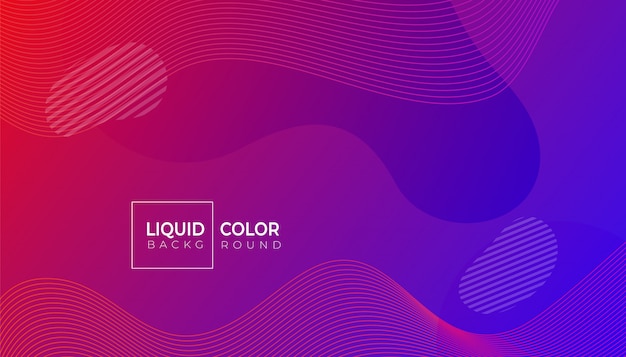 liquid color abstract geometric shapes  modern poster