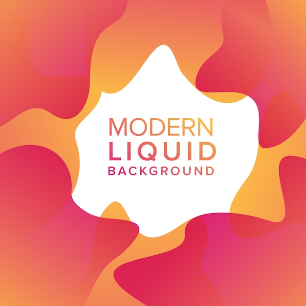 Liquid color background design Fluid gradient shapes composition Frame design banner and poster