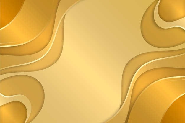 Vettore copia spazio liquido oro lusso sfondo