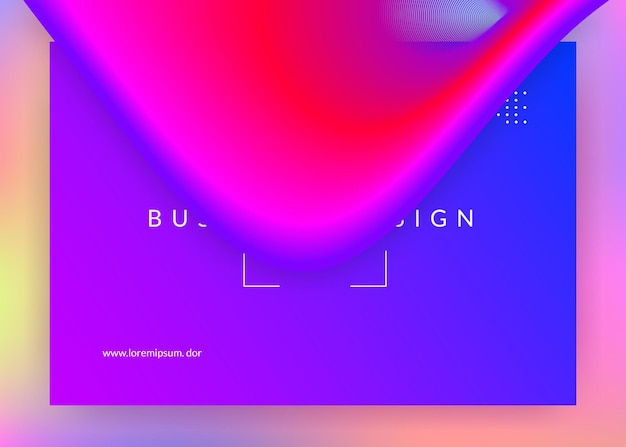 Liquid fluid with dynamic elements and shapes Landing page