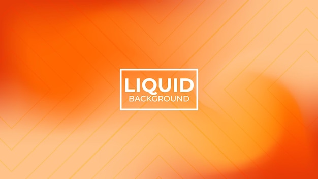 Liquid Geometric orange color Background easy to edit
