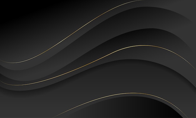 Liquid gold ine abstract background black color wallpaper