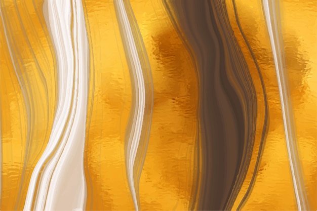 Liquid marble background with golden gloss texture