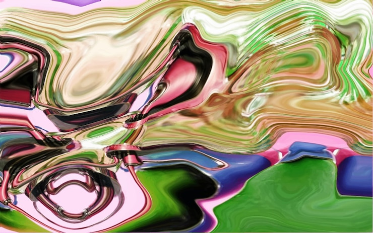 Vector liquid marble pattern design premium vector