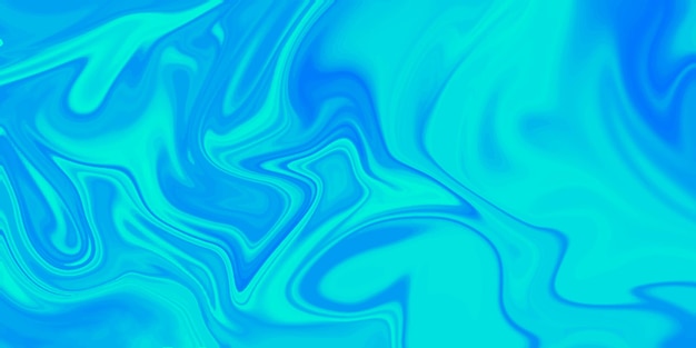 Liquid marble surfaces design and panorama texture background. blue beautiful fluid abstract