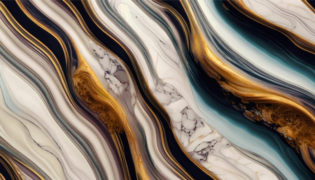 Liquid marble texture Fluid art abstract waves skin wall luxurious art ideas vector