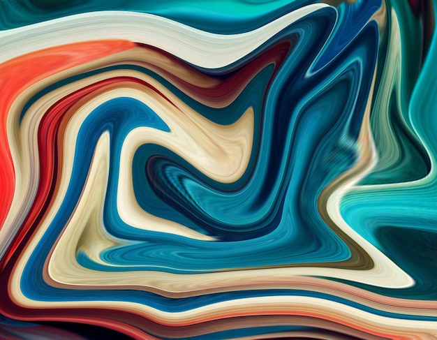 Liquid marble textured backgrounds. Wavy psychedelic backdrops. Abstract painting for web design