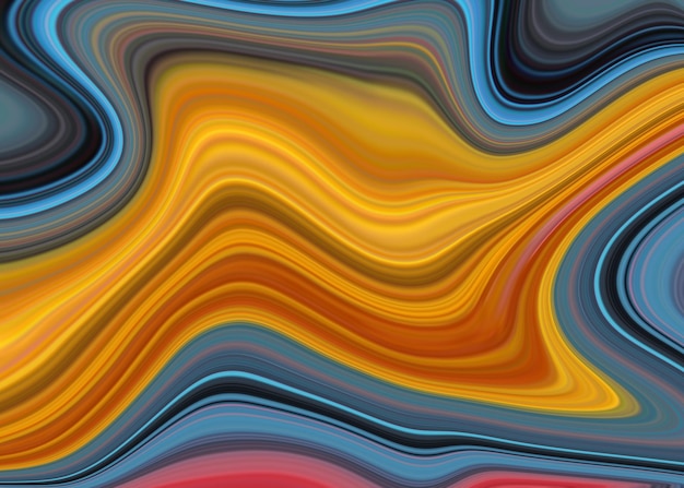 Liquid marble textured backgrounds. Wavy psychedelic backdrops. Abstract painting for web design