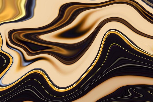 Liquid marble textured backgrounds. Wavy psychedelic backdrops. Abstract painting for wed design