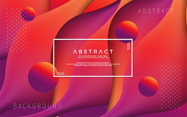 Liquid modern background with abstract style