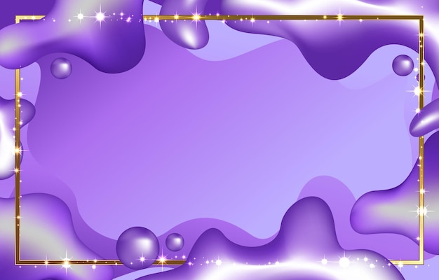 Liquid modern purple background template