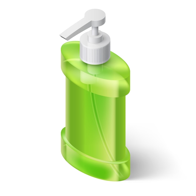 Vector liquid soap dispenser