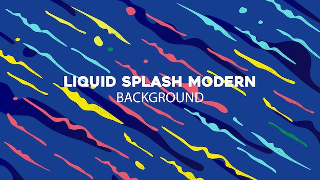 Liquid Splash Modern Background