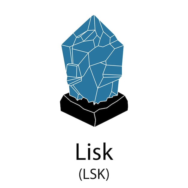 ベクトル lisk 暗号通貨記号