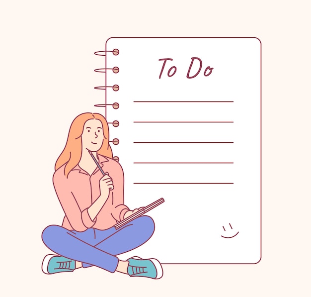 To do list and planning checklist.