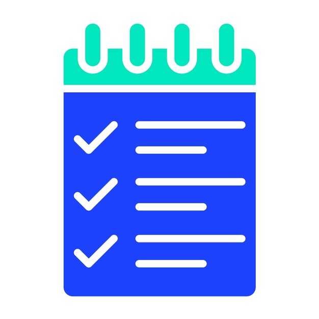 List Vector Icon Design Illustration