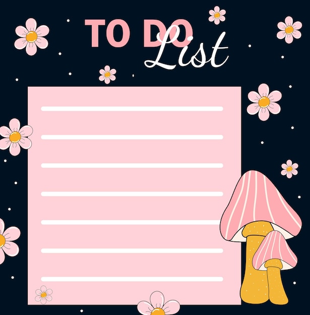 To do list