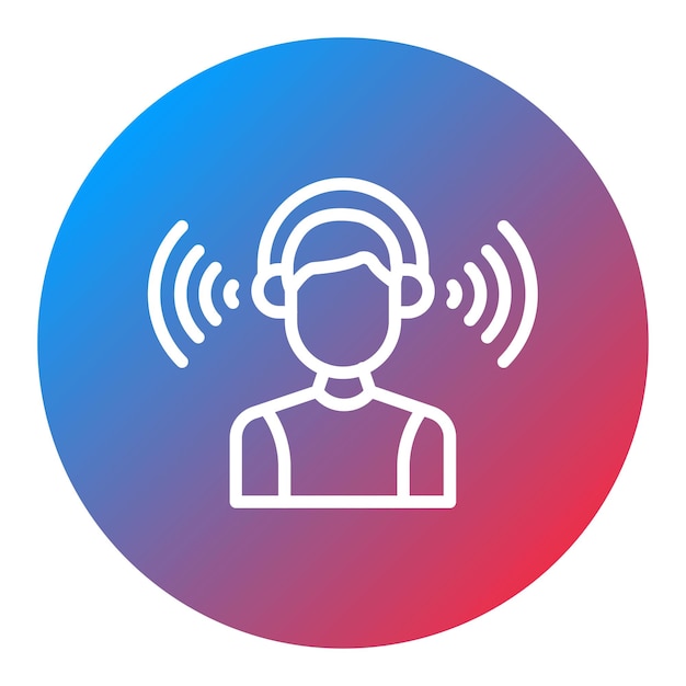 Listening icon vector image Can be used for Leadership