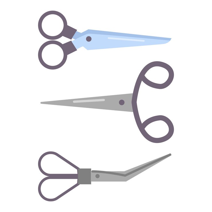 Vector listers bandage scissors surgery