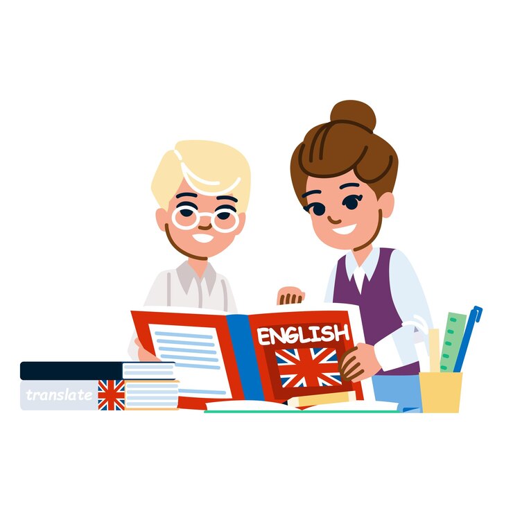 Vector literacy english school education vector