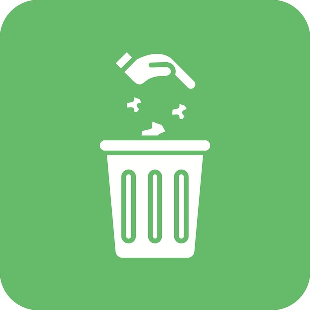 Vector litter icon vector image can be used for pollution