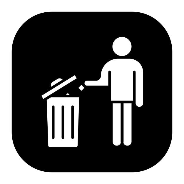 Litter Vector Illustration