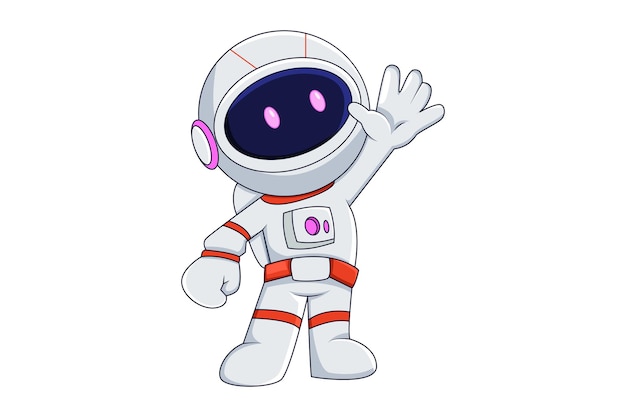 Little Astronaut Character Design Illustration