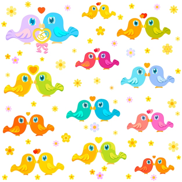 Vector little birds