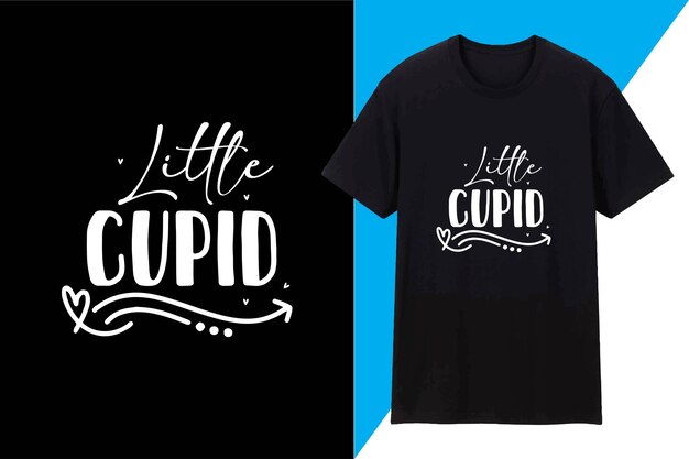 Vector little cupid t-shirt ontwerp