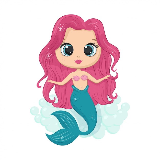 Little cute mermaid.  .