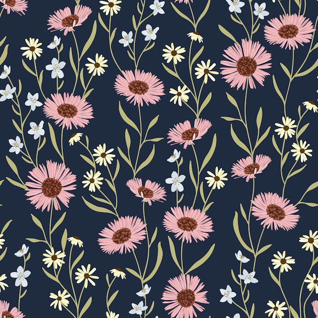 Little daisy ditsy floral pattern