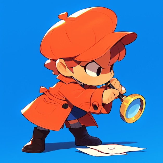 Vector little detectives solve mysteries in interactive games