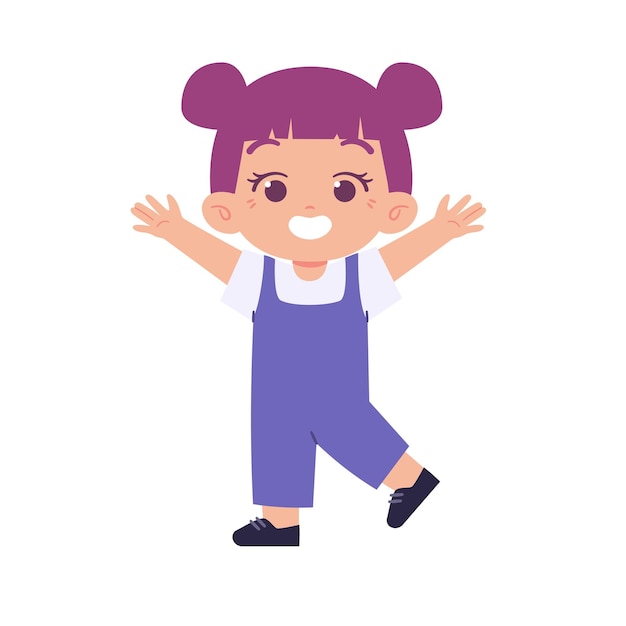 Little Girl Kids-illustratie