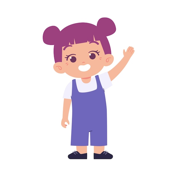 Little Girl Kids illustration