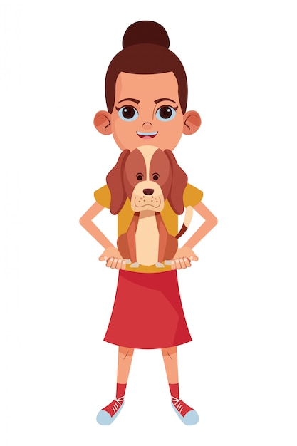 Little kid avatar cartoon character