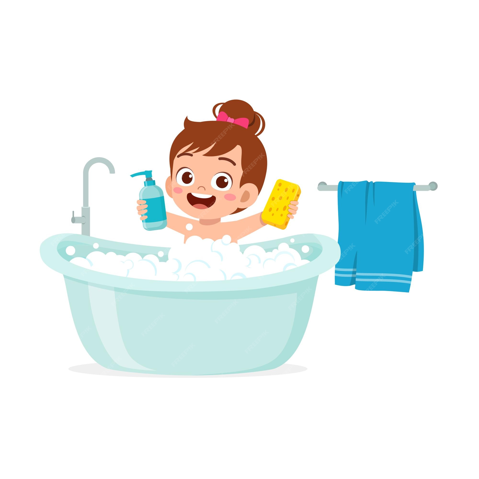 take a bath clipart