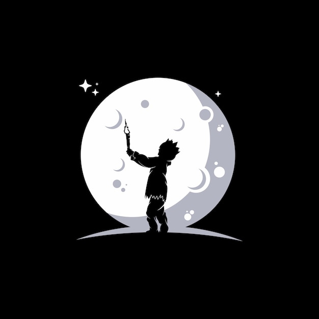 小さな子供たちは月に夢を見る