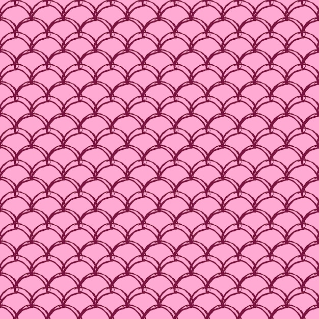 Little mermaid seamless pattern fish skin texture tillable background for girl fabric textile design wrapping paper swimwear or wallpaper pink little mermaid background with fish scale