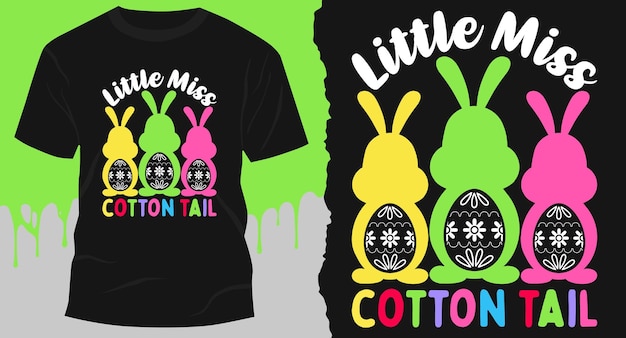 Vector little miss cotton tail