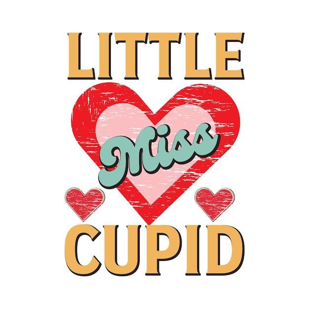 Vector little miss cupid