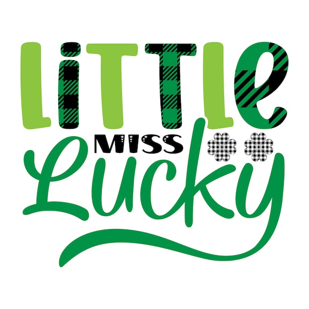 Little miss lucky SVG