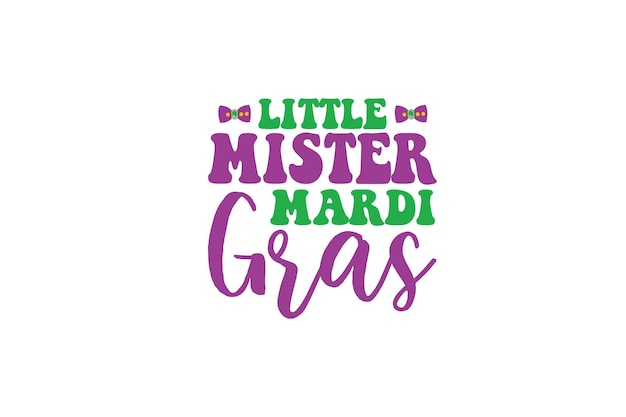 Little Mister Mardi Gras T-shirt