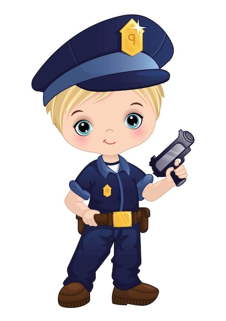 little policeman officer