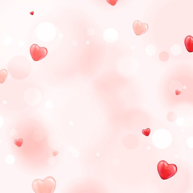 Vector little red heart background vector