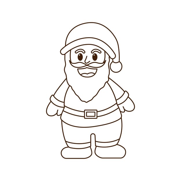 Vector little santa