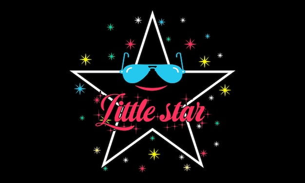 Little Star, Kids' T-shirts Design.