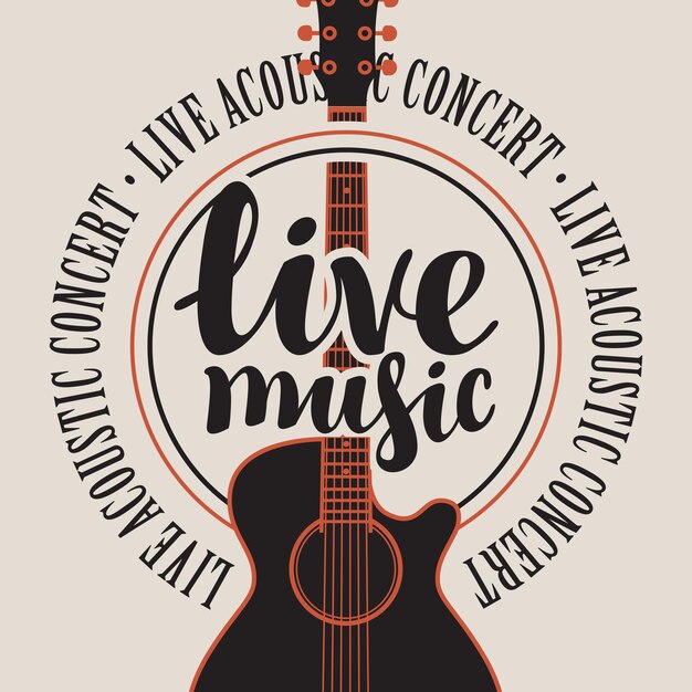 Live music poster