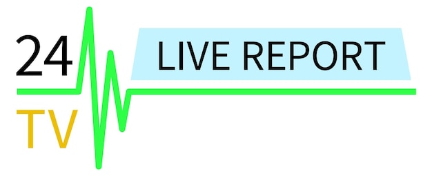 Live report tv strip News stream bar Vector illustration