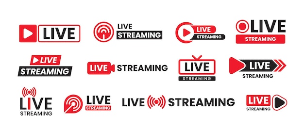 Live stream knoppen ingesteld