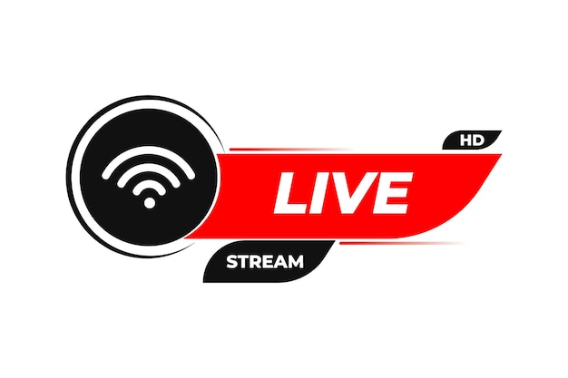 Live stream vector illustration